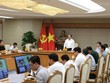 Phó Thủ tướng Thường trực Chính phủ Phạm Gia Túc chủ trì cuộc làm việc về tình hình triển khai các công trình, dự án phục vụ Hội nghị cấp cao APEC 2027 - Ảnh: chinhphu.vn