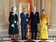 Tổng Bí thư, Chủ tịch nước Tô Lâm và Phu nhân Ngô Phương Ly hội kiến Nhà Vua Bỉ Philippe và Hoàng hậu Mathilde. (Ảnh: Thống Nhất/TTXVN)