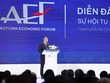Thủ tướng Chính phủ Lê Minh Hưng phát biểu khai mạc Diễn đàn. Ảnh: Lê Toàn.
