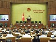 Quốc hội nghe Bộ trưởng Bộ Tài chính giải trình cuối phiên thảo luận. Ảnh: Đức Thanh