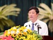 Chủ tịch HĐND TP.HCM Võ Văn Minh phát biểu tại kỳ họp