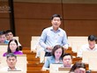 Đại biểu Lê Thanh Hoàn phát biểu tại hội trường. Ảnh: QH.