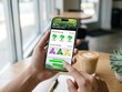 Giao diện Go Green Go Up trên Vietcap App ghi nhận số cây quy đổi từ hoạt động giao dịch tại Vietcap.
