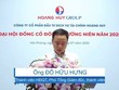 Ông Đỗ Hữu Hưng, thành viên HĐQT kiêm Phó tổng giám đốc Hoàng Huy báo cáo tại Đại hội