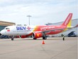 Máy bay mới của VietJetAir về sân bay Tân Sơn Nhất sáng 27/9. 