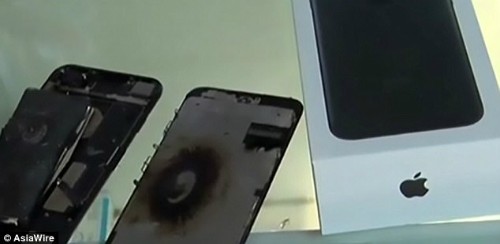 Apple iPhone 7 Plus lại phát nổ trong đêm