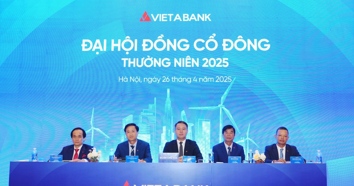 ĐHĐCĐ VietABank (VAB): Lợi nhuận năm 2025 trên 1.300 tỷ đồng
