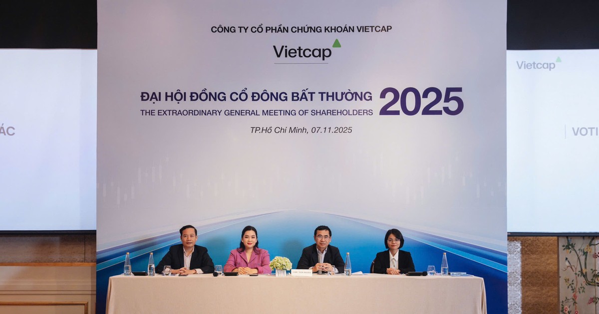 Đại hội đồng cổ đông bất thường 2025 Chứng khoán Vietcap (VCI): Vẫn tìm ...