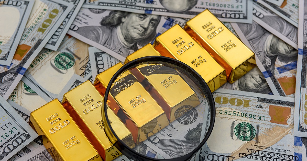 Giá vàng ngày 15/8 tăng khi USD suy yếu