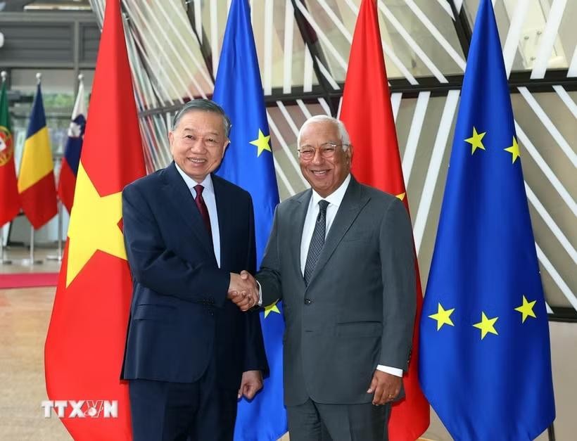 Thông cáo báo chí chung về chuyến thăm chính thức EU của Tổng Bí thư, Chủ tịch nước