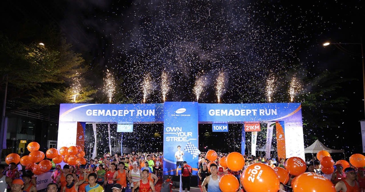 Gemadept Run 2026 lan tỏa tinh thần thể thao, tiếp sức trẻ em vùng biên giới