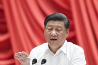Chủ tịch Tập Cận Bình phát biểu tại trường đảng Trung Quốc ngày 3/9 (Ảnh: Xinhua).