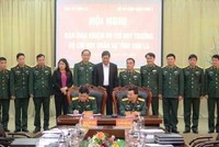 Đại tá Trần Xuân Cương bàn giao nhiệm vụ cho Đại tá Tô Quang Hanh.