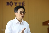 Phó Thủ tướng Vũ Đức Đam, Trưởng Ban chỉ đạo phát biểu. (Ảnh: Minh Quyết/TTXVN).