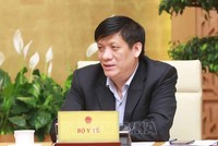 Quyền Bộ trưởng Bộ Y tế Nguyễn Thanh Long. (ảnh: TTXVN).