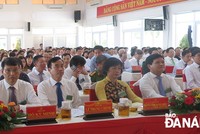 Phiên khai mạc Đại hội Đại biểu quận Ngũ Hành Sơn (Ảnh: Báo Đà Nẵng).