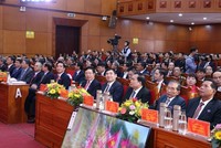 Các đại biểu dự Đại hội đại biểu Đảng bộ tỉnh Đắk Lắk lần thứ XVII, ngày 14/10.