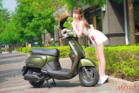 Kymco New Many 110 noodoe giá 2.400 USD tại Đài Loan.