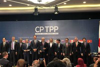 Đại diện 11 nước thành viên ký CPTPP tại Chile vào tháng 3/2018.Ảnh: Reuters