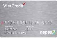 Mặt trước Thẻ Vay VietCredit
