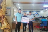 VietinBank Bắc Nghệ An trao bồi thường cho vợ ông Đoàn Khắc Hiếu