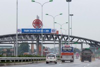 Trạm thu phí BOT Pháp Vân - Cầu Giẽ.