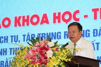 Cảng Quốc tế Vĩnh Tân có ý nghĩa quan trọng đối với hệ thống logistics tại Bình Thuận và cả khu vực Nam Trung bộ, Tây Nguyên. Trong ảnh: Tàu quốc tế Spring Hummer cập Cảng Quốc tế Vĩnh Tân