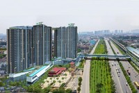 Chú thích ảnh: Dự án Metro Star có cầu bộ hành kết nối thẳng vào ga Metro số 10