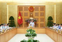 Thủ tướng Nguyễn Xuân Phúc chủ trì cuộc họp (Ảnh: VGP)