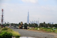 Sau một thời gian dài "đóng băng" cấp phép dự án mới, thị trường địa ốc thành phố đang có dấu hiệu được khơi thông. Ảnh: Thành Nguyễn.