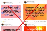 Một số nội dung sai sự thật mà Facebook "Đ.N.Q" đã phát tán