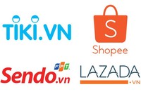 Bộ tứ các ông lớn thương mại điện tử Việt Nam. Ảnh: Internet.