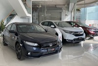 Xe Honda trưng bày tại một đại lý ở TP HCM. Ảnh: Thành Nhạn.