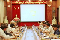 Quang cảnh buổi làm việc.