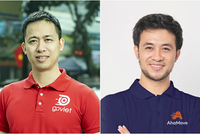Ông Nguyễn Vũ Đức (bên trái) và ông Nguyễn Xuân Trường (bên phải) lần lượt rời ghế CEO Go-Viet và AhaMove.