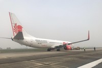 Máy bay Malindo Air bị nổ lốp phải xin hạ cánh khẩn nguy xuống Nội Bài chiều nay (21/1).