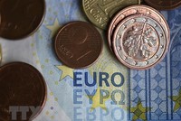Đồng tiền euro tại Dortmund, miền Tây nước Đức. (Nguồn: AFP/TTXVN).