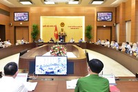 Phiên họp thứ 47 của Uỷ ban Thường vụ Quốc hội - (Ảnh CTV).