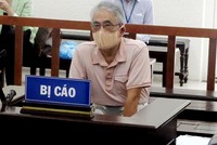 Bị cáo tại tòa.