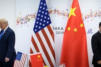 Tổng thống Mỹ Donald Trump và Chủ tịch Trung Quốc Tập Cận Bình. Ảnh: AFP.