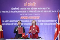 Việt Nam và Anh đang gấp rút hoàn thành các thủ tục, đảm bảo UKVFTA có thể thực hiện ngay từ 23 giờ ngày 31/12/2020