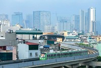 Sau hơn 2 tháng triển khai vận hành thử đồng loạt 13 đoàn tàu vẫn chưa xuất hiện bất kỳ sự cố nào. Ảnh: Đức Thanh