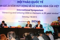 Hội thảo nhìn lại chặng đường 20 năm sử dụng nguồn vốn ODA tại Việt Nam.
