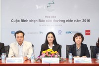 Cuộc bình chọn báo cáo thường niên mùa thứ 9, do HOSE và Báo Đầu tư Chứng khoán phối hợp tổ chức với sự tài trợ của Dragon Capital chính thức khởi động. Ảnh : Lê Toàn