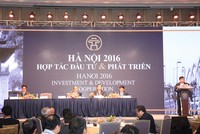 Bộ trưởng Bộ kế hoạch và Đầu tư Nguyễn Chí Dũng phát biểu tại Hội nghị