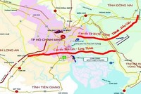 Theo quy hoạch 2 tuyến cao tốc Tp.HCM – Long Thành – Dầu Giây và Bến Lức – Long Thành sẽ kết nối thông qua tuyến cao tốc Biên Hòa - Vũng Tàu.