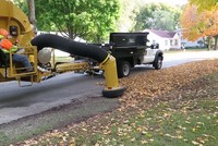 Cỗ máy giúp dọn vệ sinh trên những khu vực nhiều cây cối