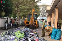 Ban chỉ đạo 389 tỉnh Đắk Lăk tiêu hủy hàng giả