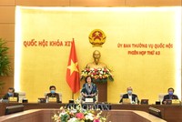 Dự kiến, sáng 8/4 Uỷ ban sẽ có một buổi họp sớm để xem xét cho ý kiến về các biện pháp hỗ trợ người dân gặp khó khăn do đại dịch Covid-19 theo đề nghị của Chính phủ. Trong ảnh: Chủ tịch Quốc hội Nguyễn Thị Kim Ngân phát biểu bế mạc phiên họp thứ 43 (Ảnh: Quochoi.vn)