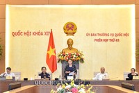Phiên họp thứ 45 của Uỷ ban Thường vụ Quốc hội đã qua hai đợt, chuẩn bị đợt ba trong ngày 1/6.